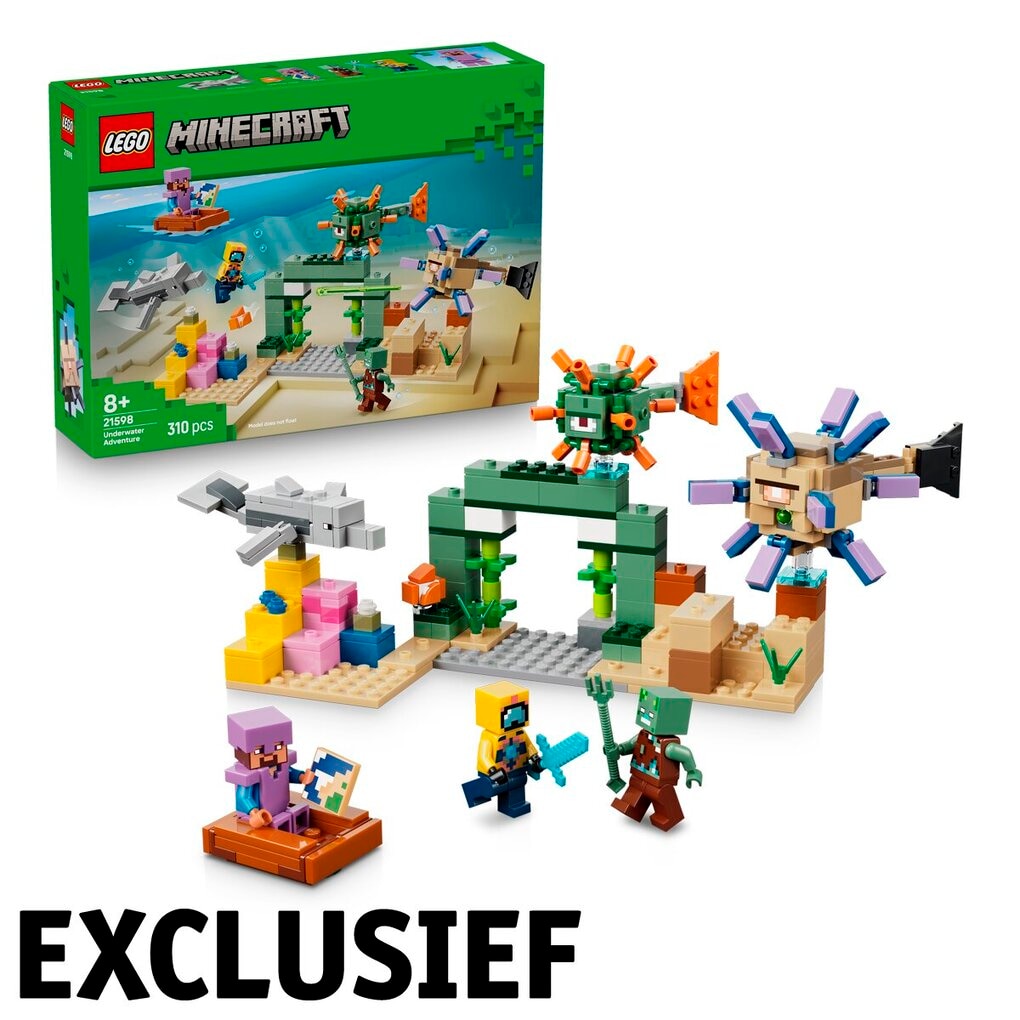 LEGO Minecraft 21598 L’Aventure Sous-Marine LEGO Minecraft 21598 L’Aventure Sous-Marine