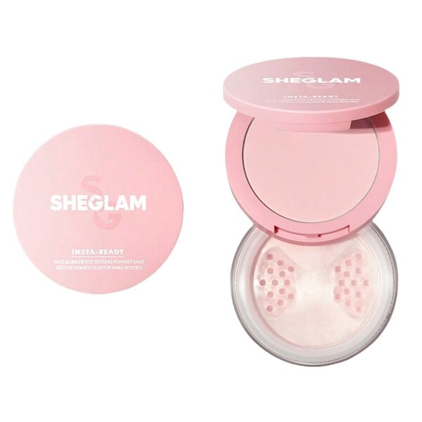 Sheglam Insta-Ready Bubblegum Face & Under Eye Setting Powder Duo 7g
