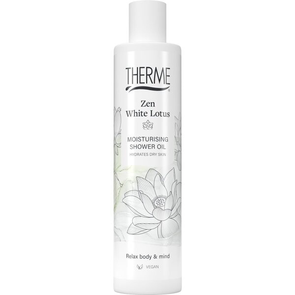 Therme Zen White Lotus Moisturising Shower Oil 250ml - Droge huid