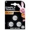 Duracell Piles Boutons CR2025