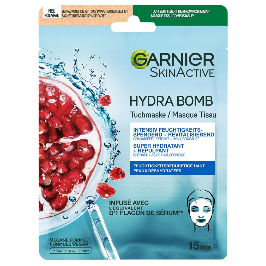 Garnier SkinActive Hydra Bomb Tissuemasker