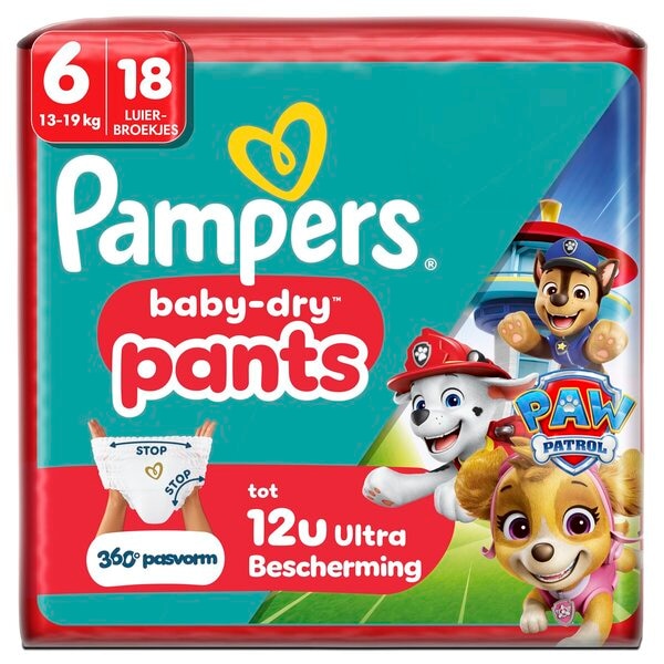 Pampers Couches-Culottes Baby-Dry La Pat' Patrouille Taille 6