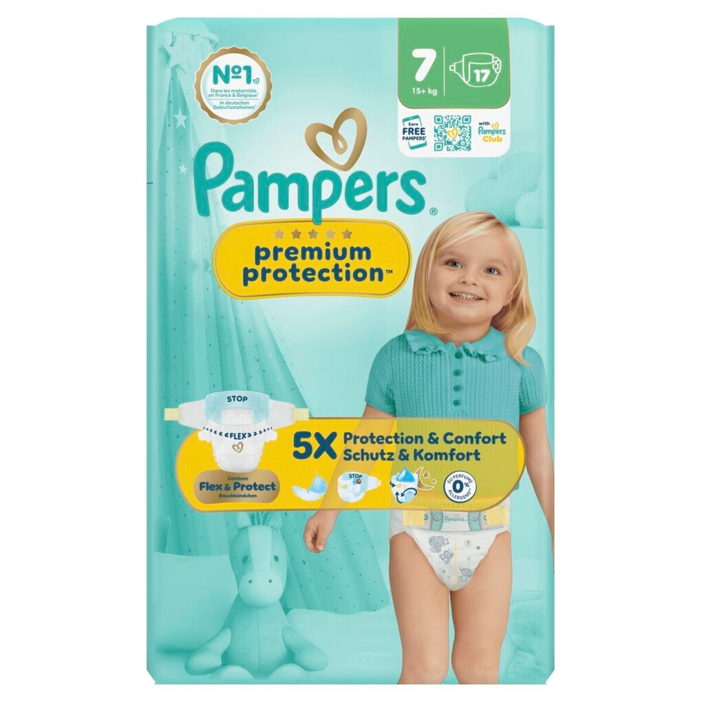 Pampers Couches Premium Protection Taille 7