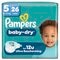 Pampers Couches Baby-Dry Taille 5