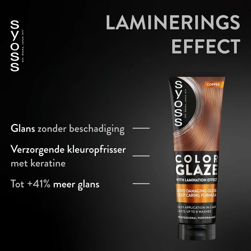 Syoss Color Glaze Hair Glossing Toner Copper