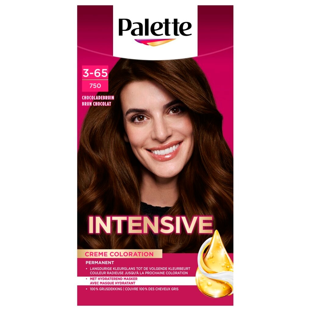 Schwarzkopf Poly Palette 750 Chocoladebruin Haarkleuring