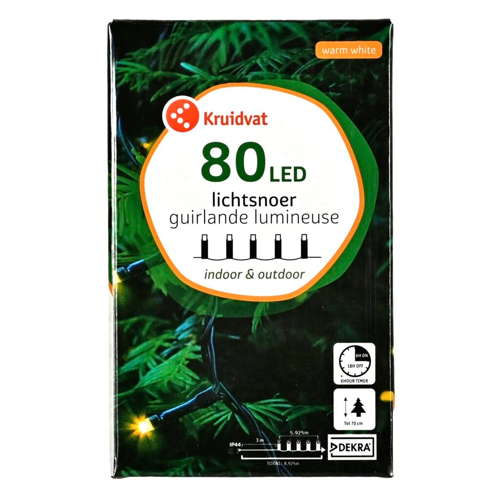 Kruidvat 80 Led Lichtsnoer Kruidvat 80 Led Lichtsnoer