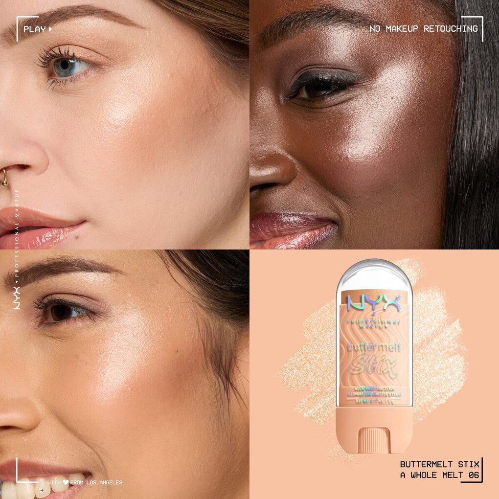NYX Professional Makeup Glow Boosting Stick Buttermelt Stix 06 A Whole Melt