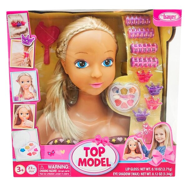 Bayer Topmodel Kapkop met Make-up 27cm