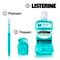 Listerine Bain de Bouche Cool Mint Goût Plus Léger