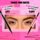 NYX Professional Makeup Crayon à Sourcils Poudré Fluff & Snatch Black