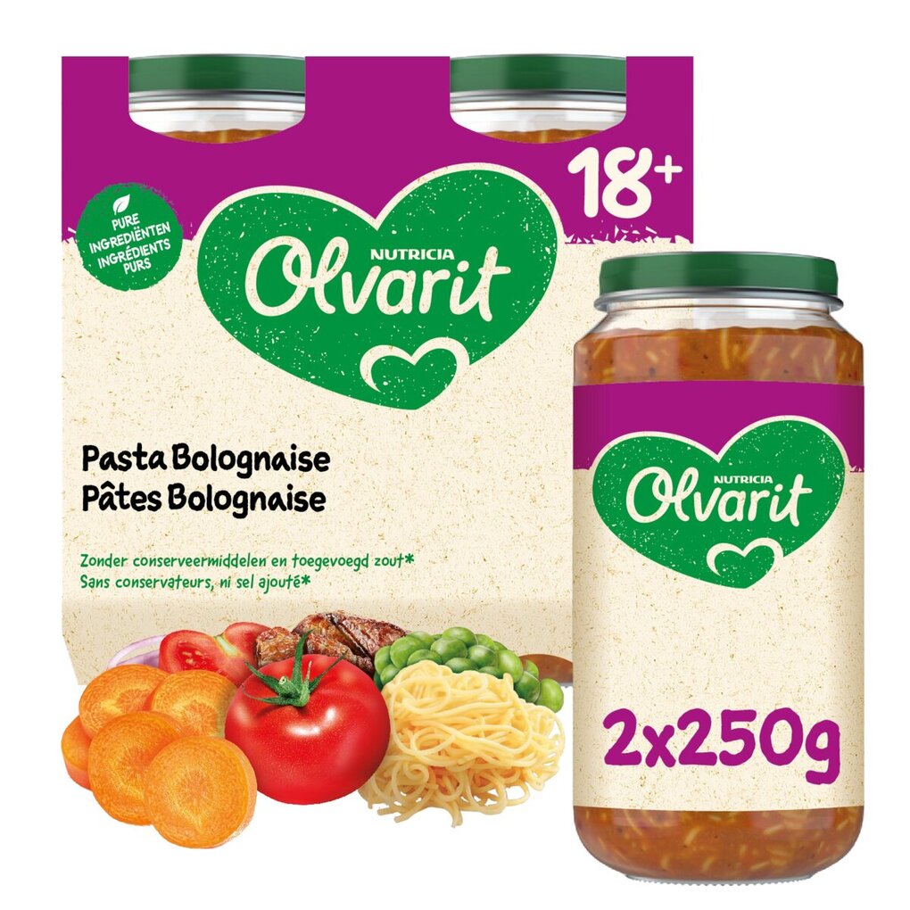 Olvarit 15M Pasta Bolognaise Maaltijdpotje
