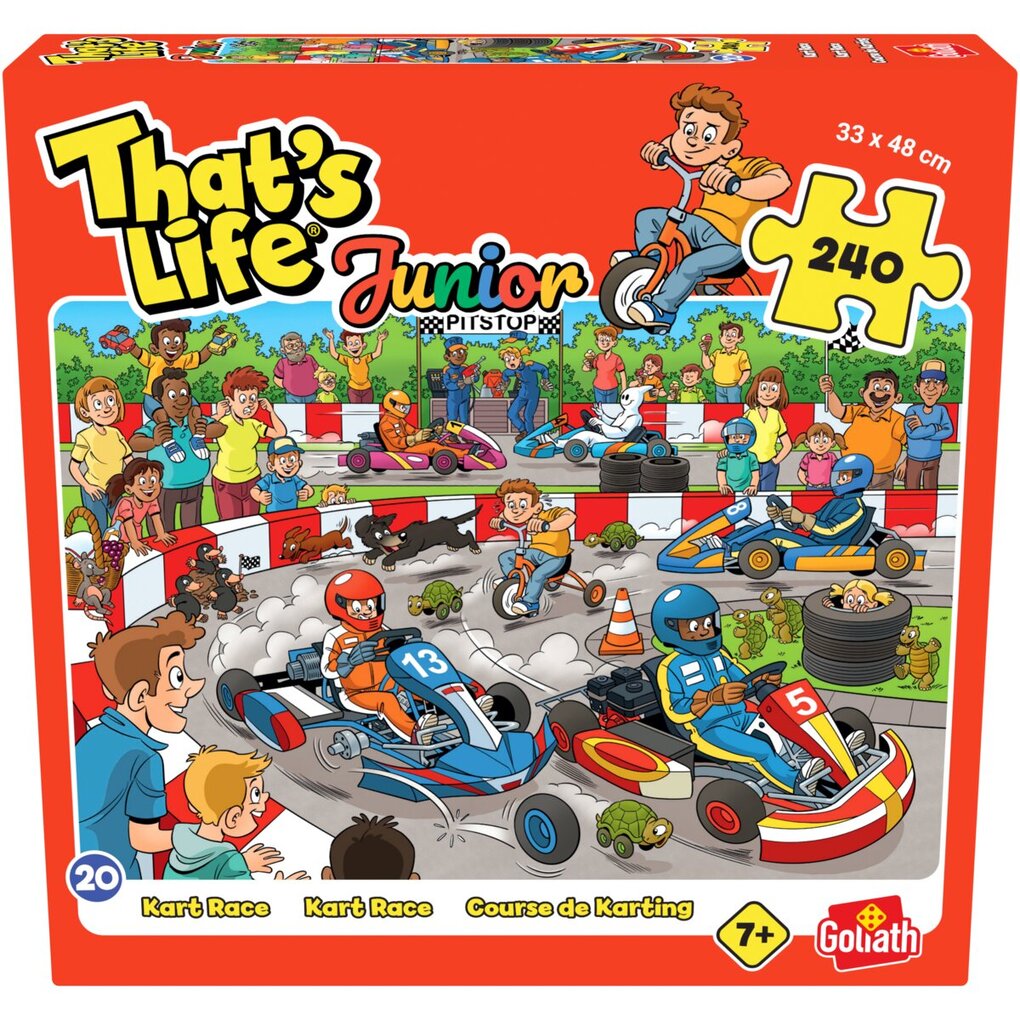 Goliath That's Life Junior 20 Kart Race Puzzel Goliath That's Life Junior 20 Kart Race Puzzel