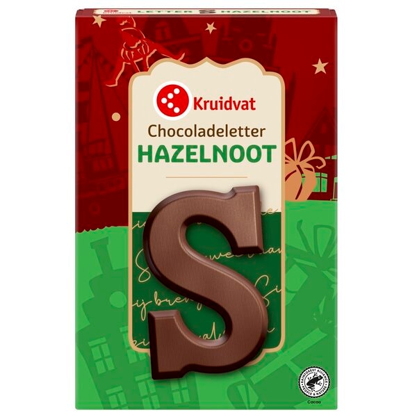 Kruidvat Lettre en Chocolat au Lait aux Noisettes