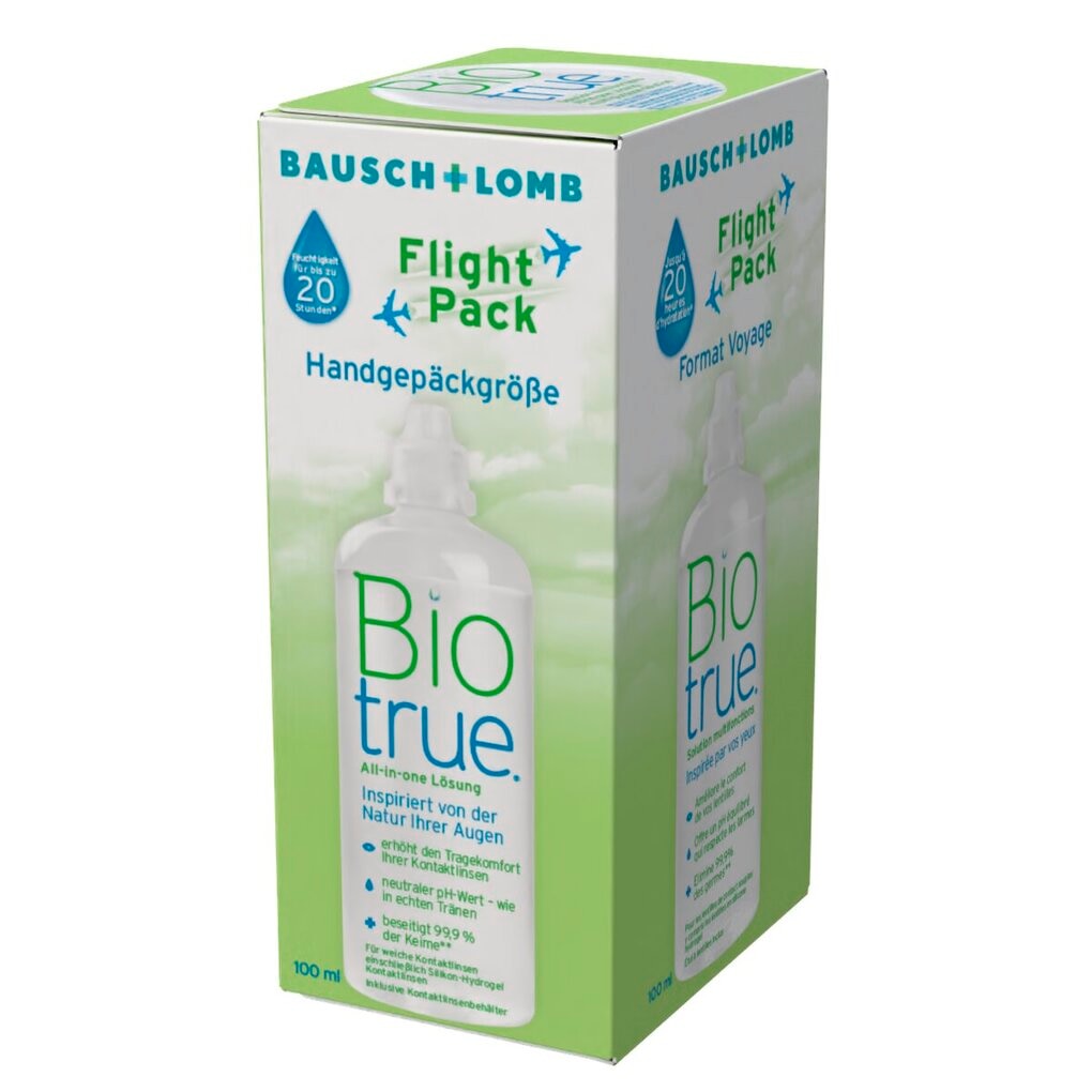 Bausch + Lomb Biotrue Multi-Purpose Solution Lenzenvloeistof Flight Pack