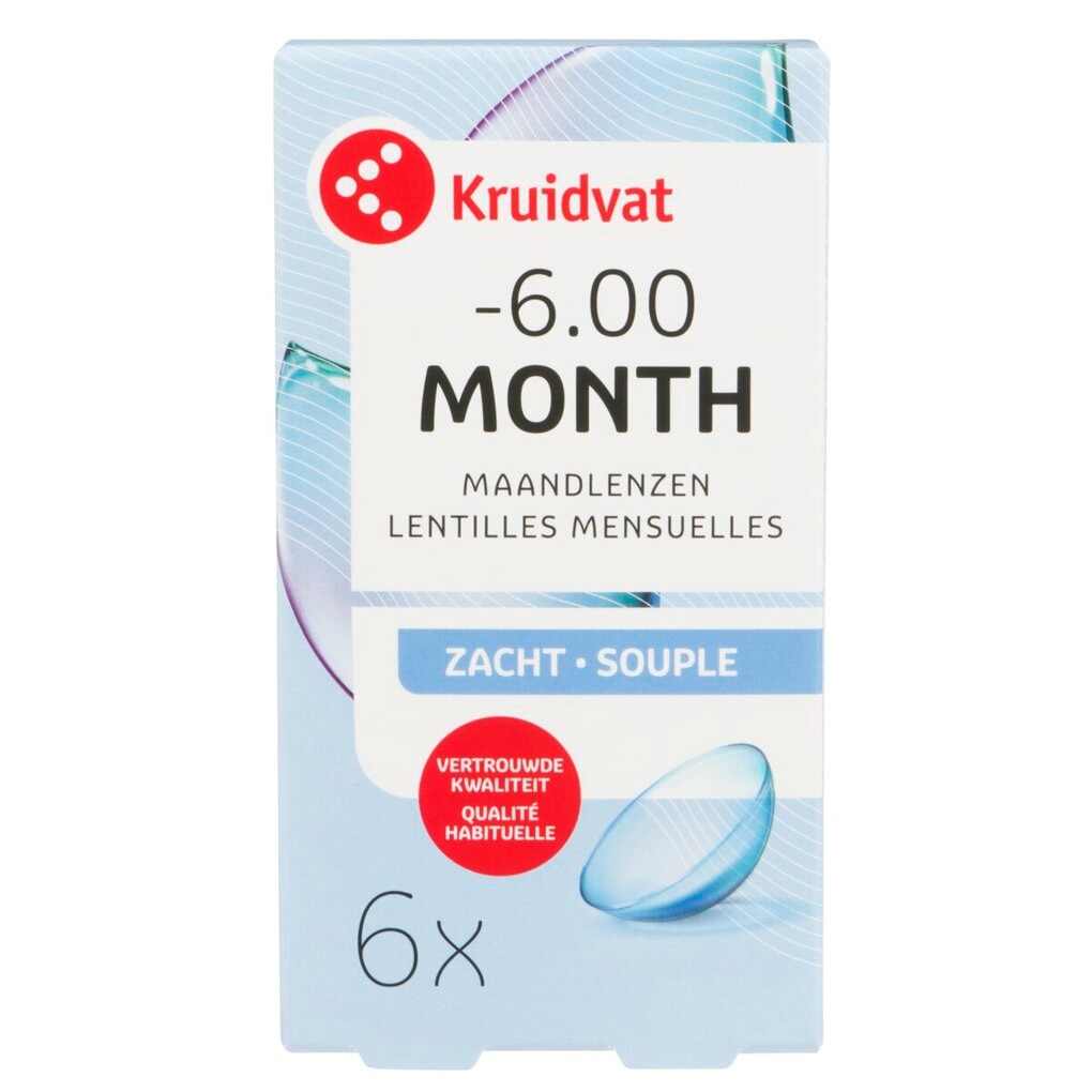 Kruidvat -6.00 Zachte Maandlenzen Kruidvat -6.00 Zachte Maandlenzen
