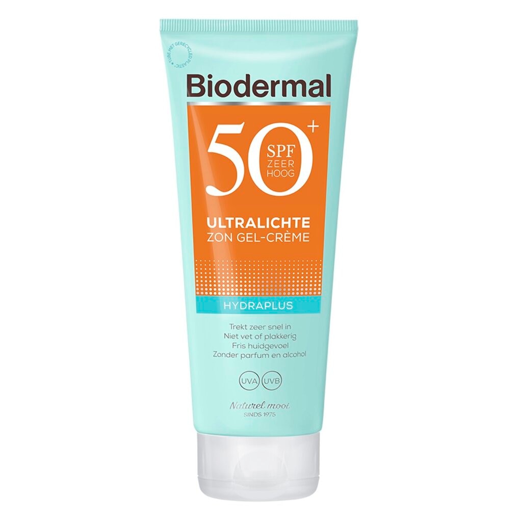 Biodermal Hydraplus SPF50+ Ultralichte Zon Gel-Crème