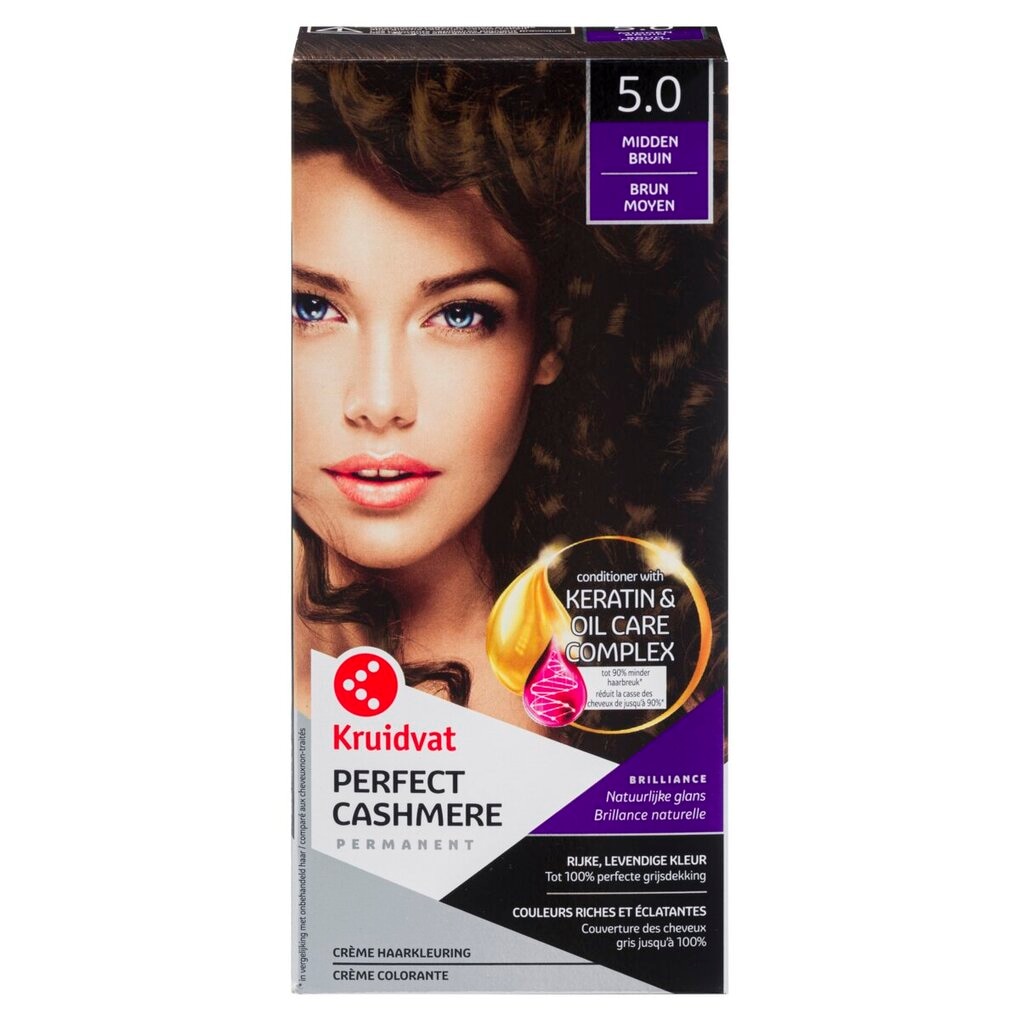 Kruidvat Crème Colorante 5.0 Brun Moyen Kruidvat Crème Colorante 5.0 Brun Moyen
