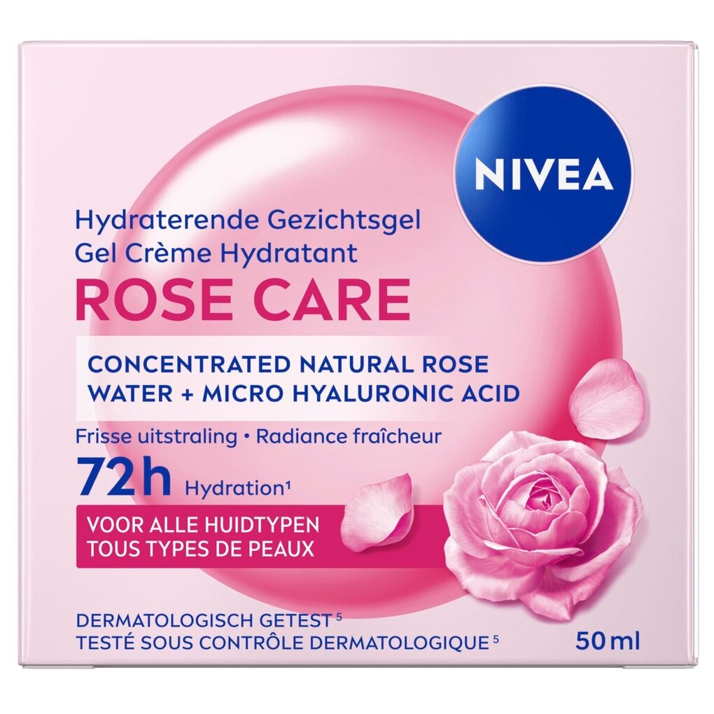 NIVEA Gel-Crème Hydratant Rose Care
