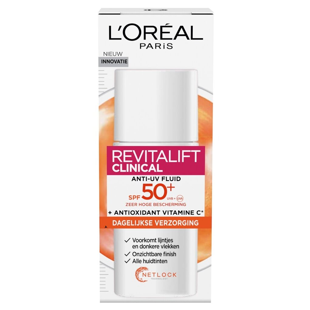 L’Oréal Paris Revitalift Clinical SPF50+ Vitamine C Anti-UV Fluid