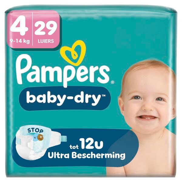 Pampers Baby-Dry Maat 4 Luiers