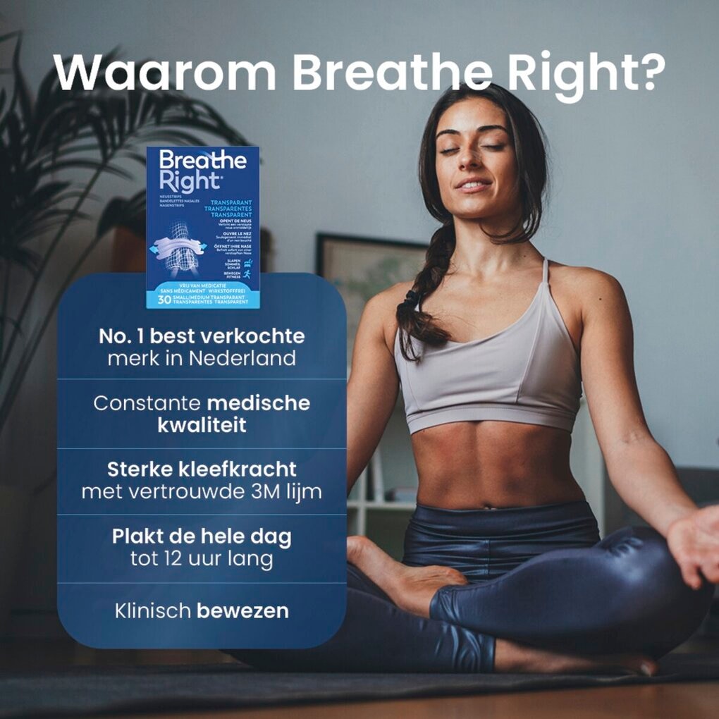 Breathe Right Gevoelige Huid Neusstrips