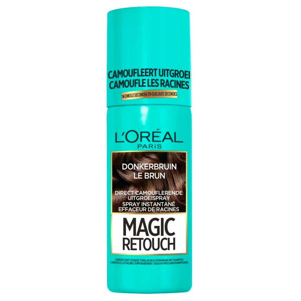 L'Oréal Paris Magic Retouch Donkerbruin Camouflerende Uitgroeispray