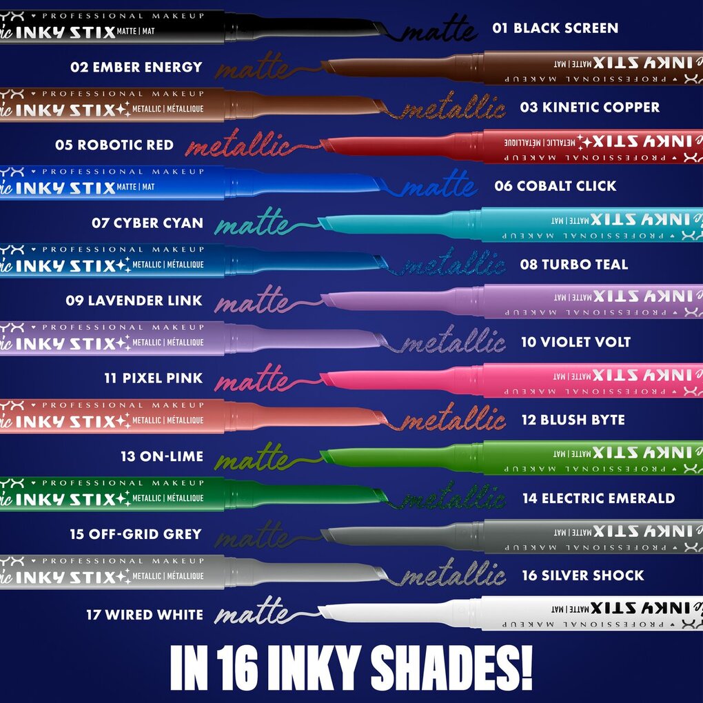 NYX Professional Makeup Epic Inky Stix 01 Black Screen Eyeliner