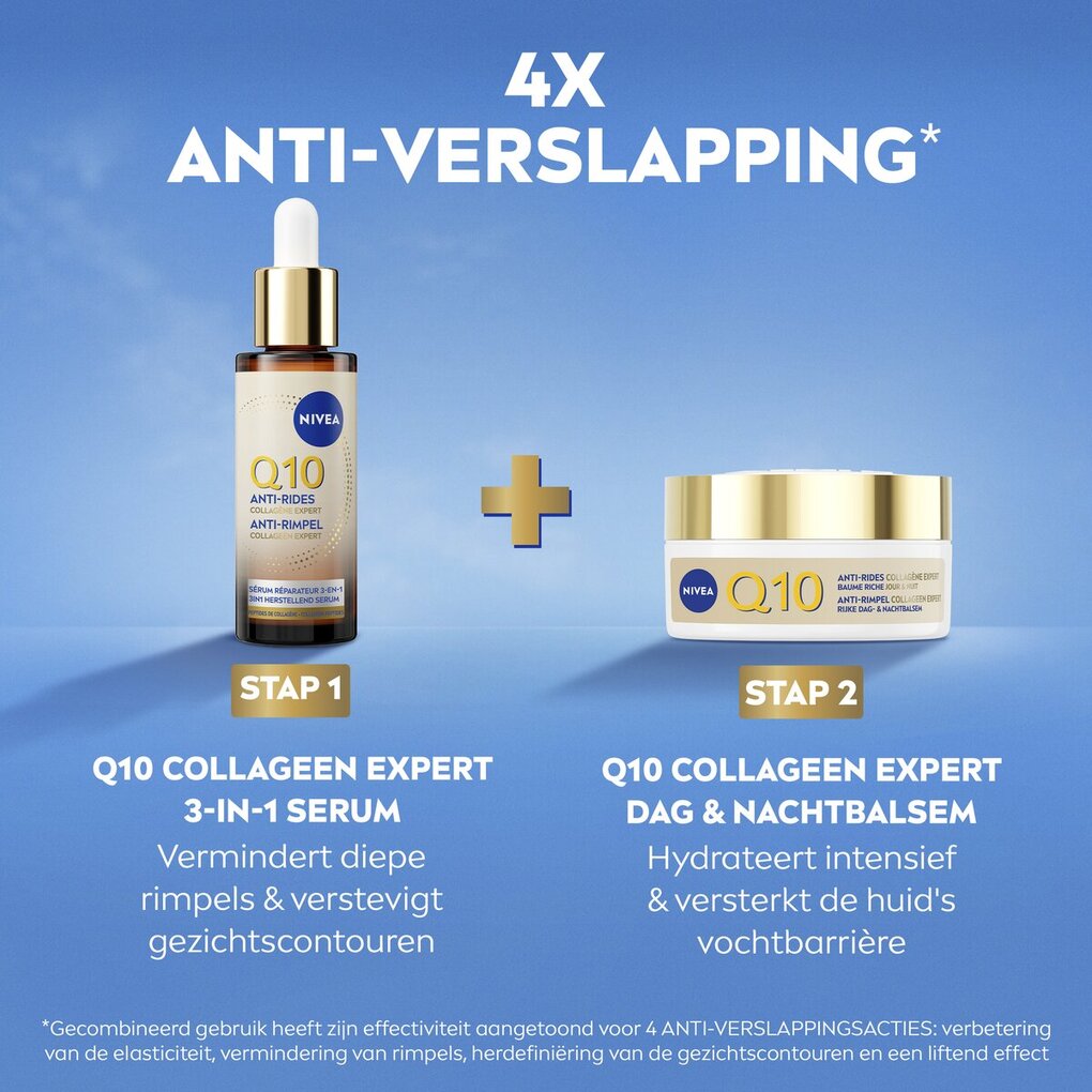 NIVEA Q10 Anti-Rimpel Collageen Expert 3-in-1 Herstellend Serum