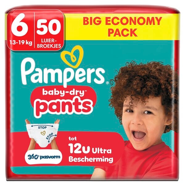 Pampers Couches-Culottes Baby-Dry Taille 6