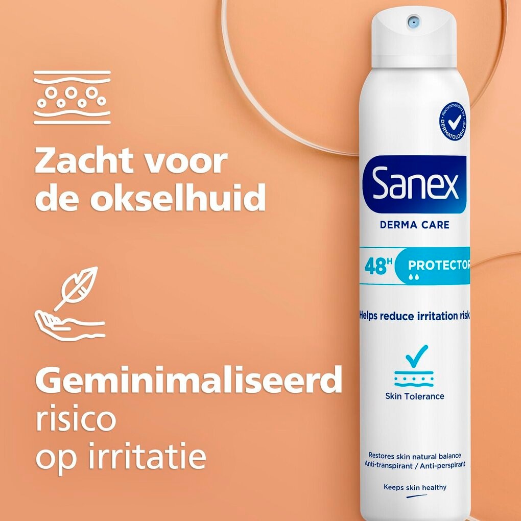 Sanex Derma Care Déodorant Anti-Transpirant en Spray Protector 48H
