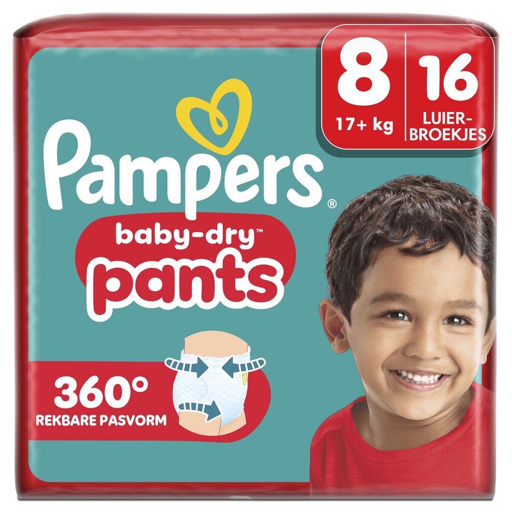 Pampers Baby-Dry Pants Maat 8 Luierbroekjes