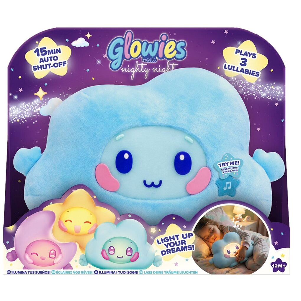 Glowies Night Night Cloudy Slaapknuffel Glowies Night Night Cloudy Slaapknuffel