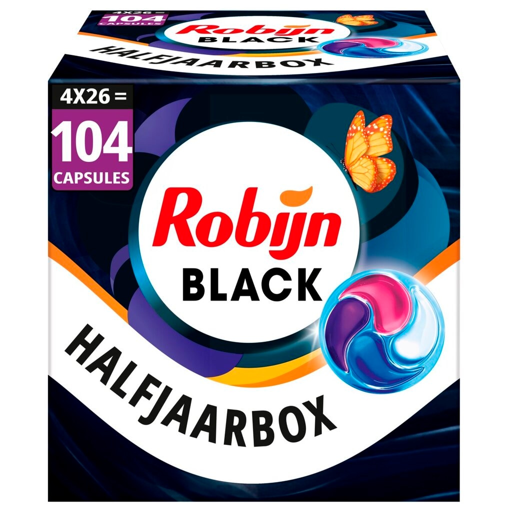 Robijn Capsules de Lessive 4-en-1 Black Velvet