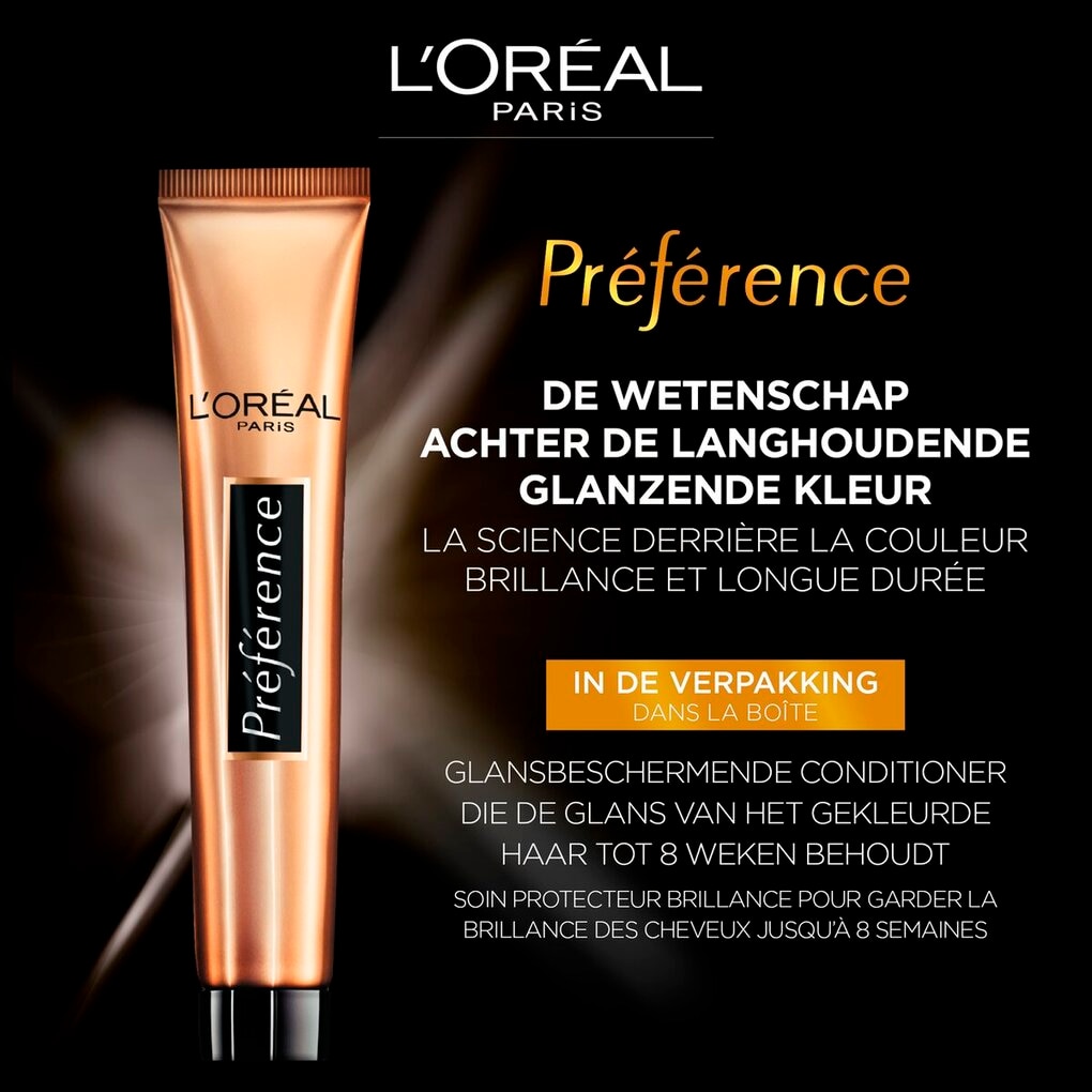 L'Oréal Paris Préférence Coloration Permanente 5.21 Châtain Clair Froid