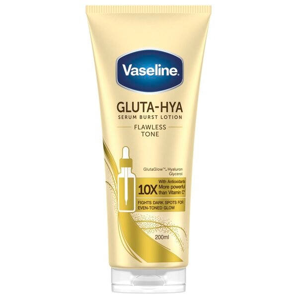 Vaseline Gluta-Hya Flawless Tone Serum Burst Lotion