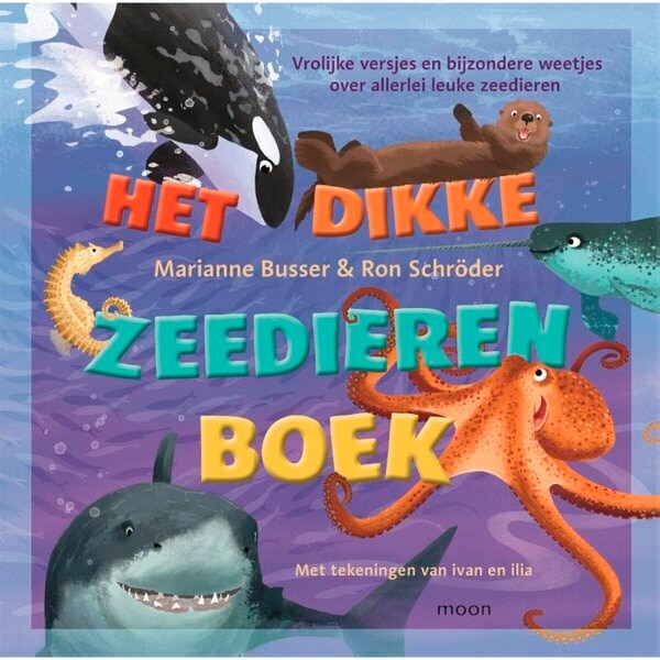 Het Dikke Zeedieren Boek - Marianne Busser & Ron Schröder Kinderboek