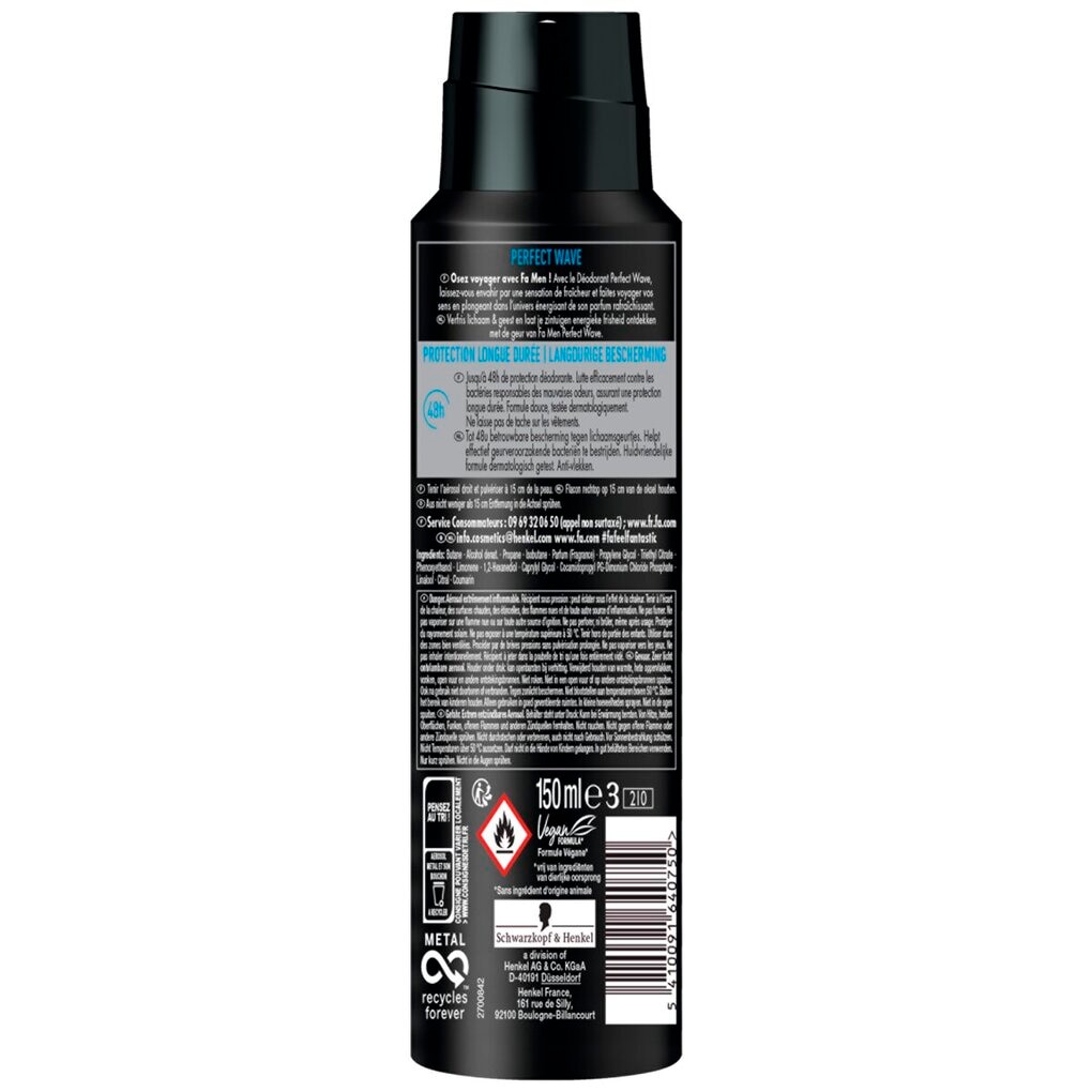 Fa Men Déodorant & Bodyspray Kick Off 48H