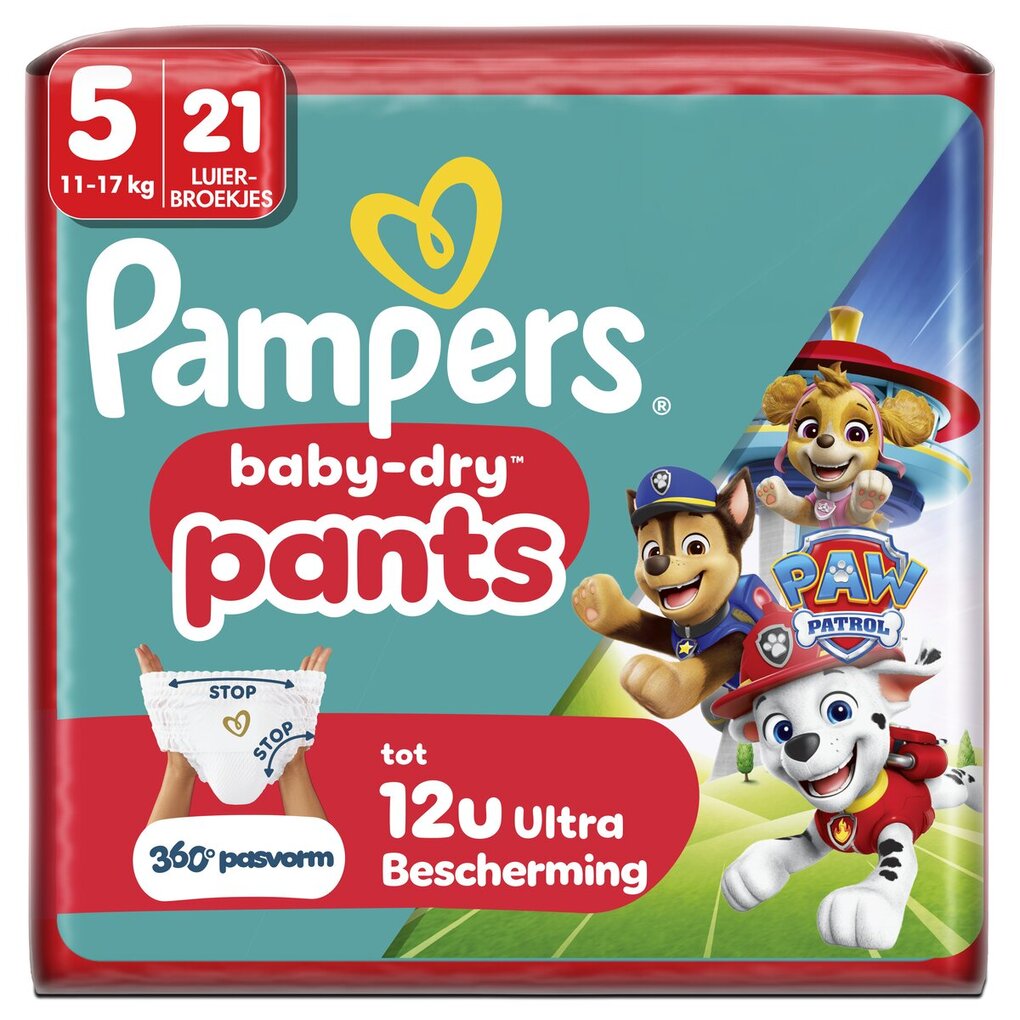 Pampers Baby-Dry Paw Patrol Pants Maat 5 Luierbroekjes
