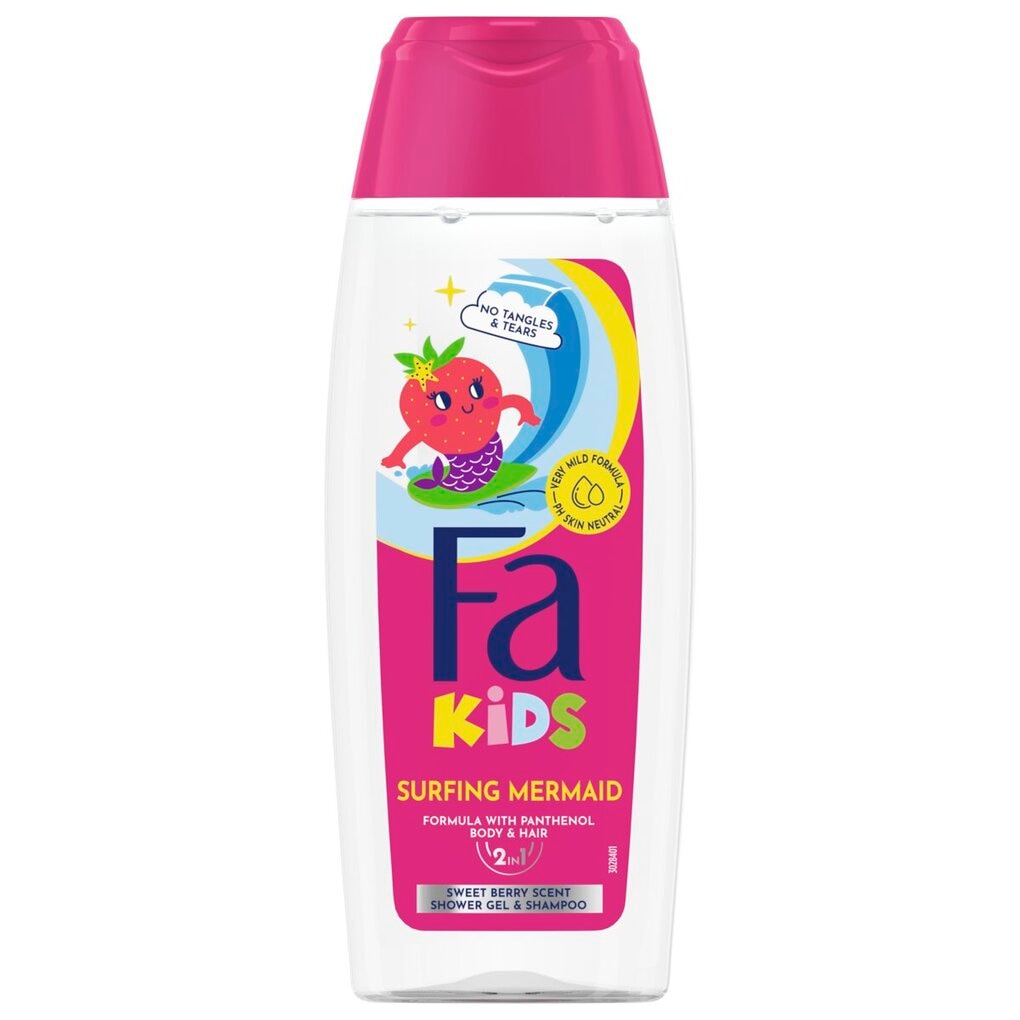 Fa Kids Surfing Mermaid Douchegel & Shampoo