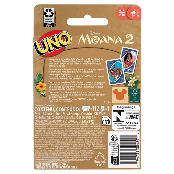 Mattel Disney Moana 2 Uno