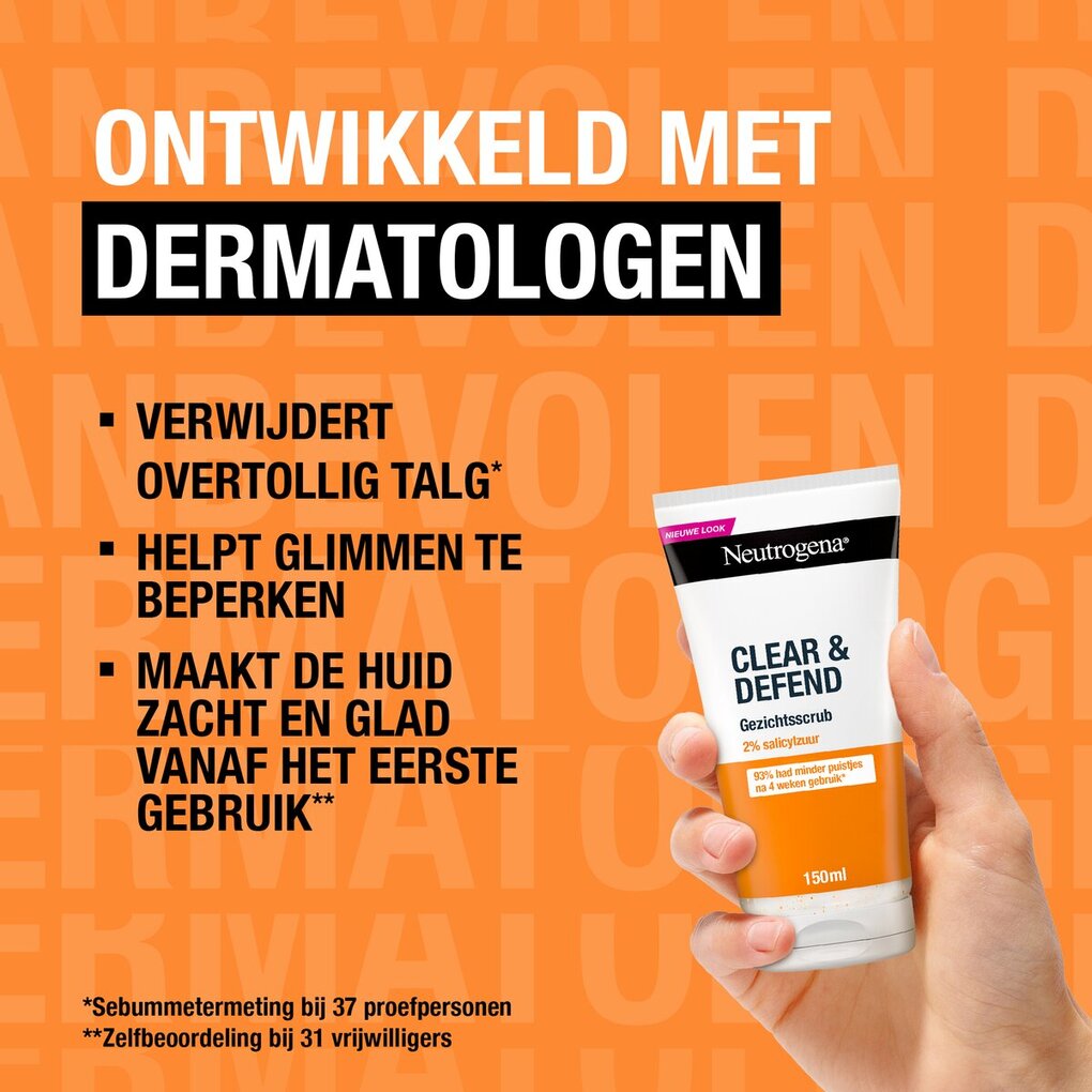 Neutrogena Face Scrub Clear & Defend 2 % Acide Salicylique