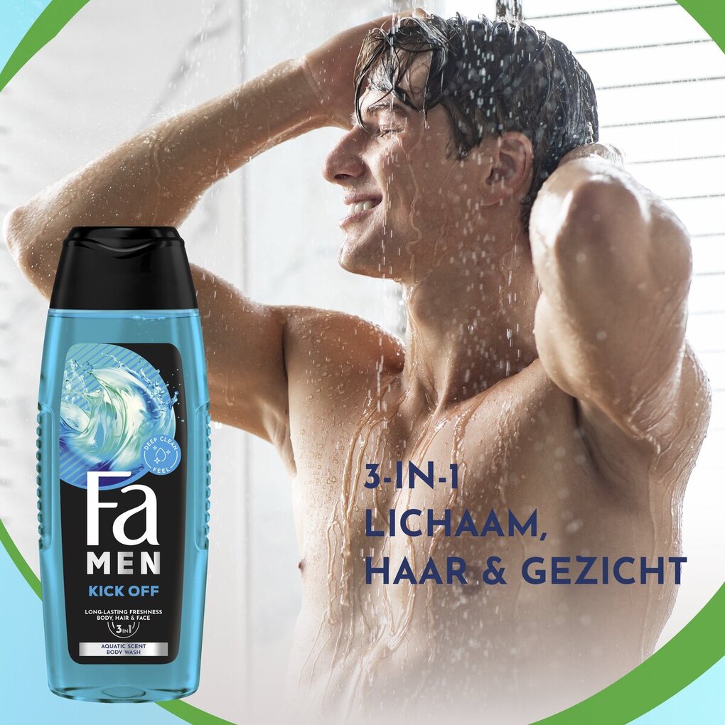 Fa Men Gel Douche et Shampoing Kick Off
