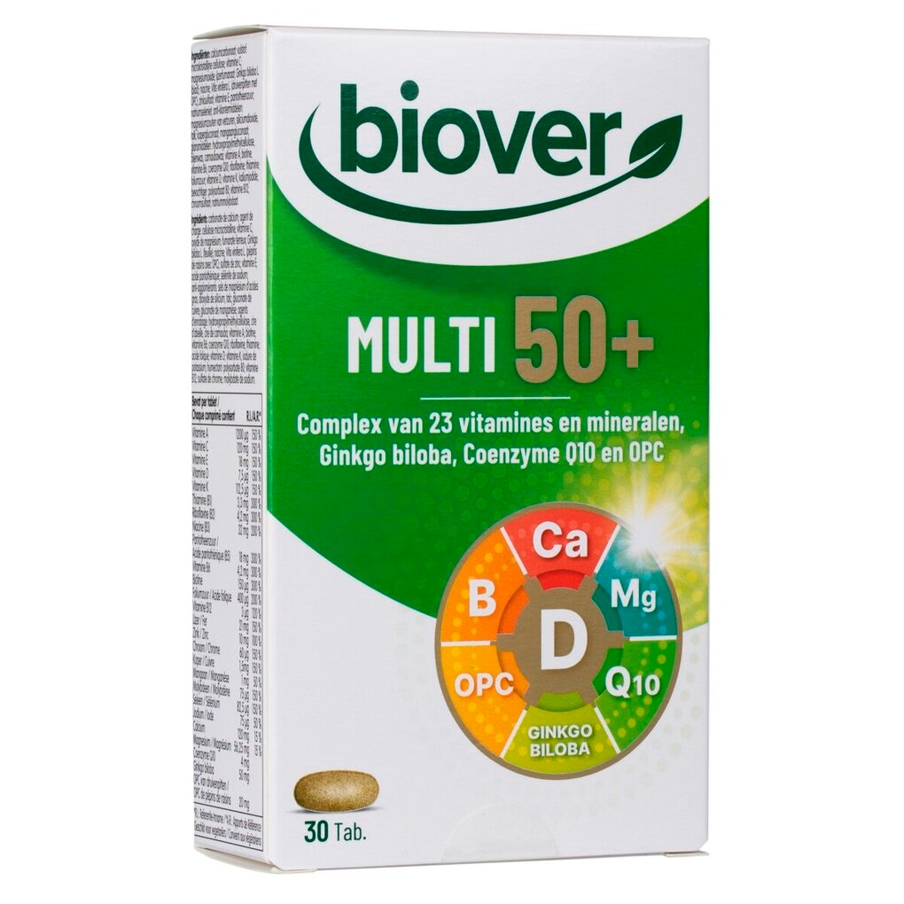 Biover Multivitaminen 50+ 30 stuks