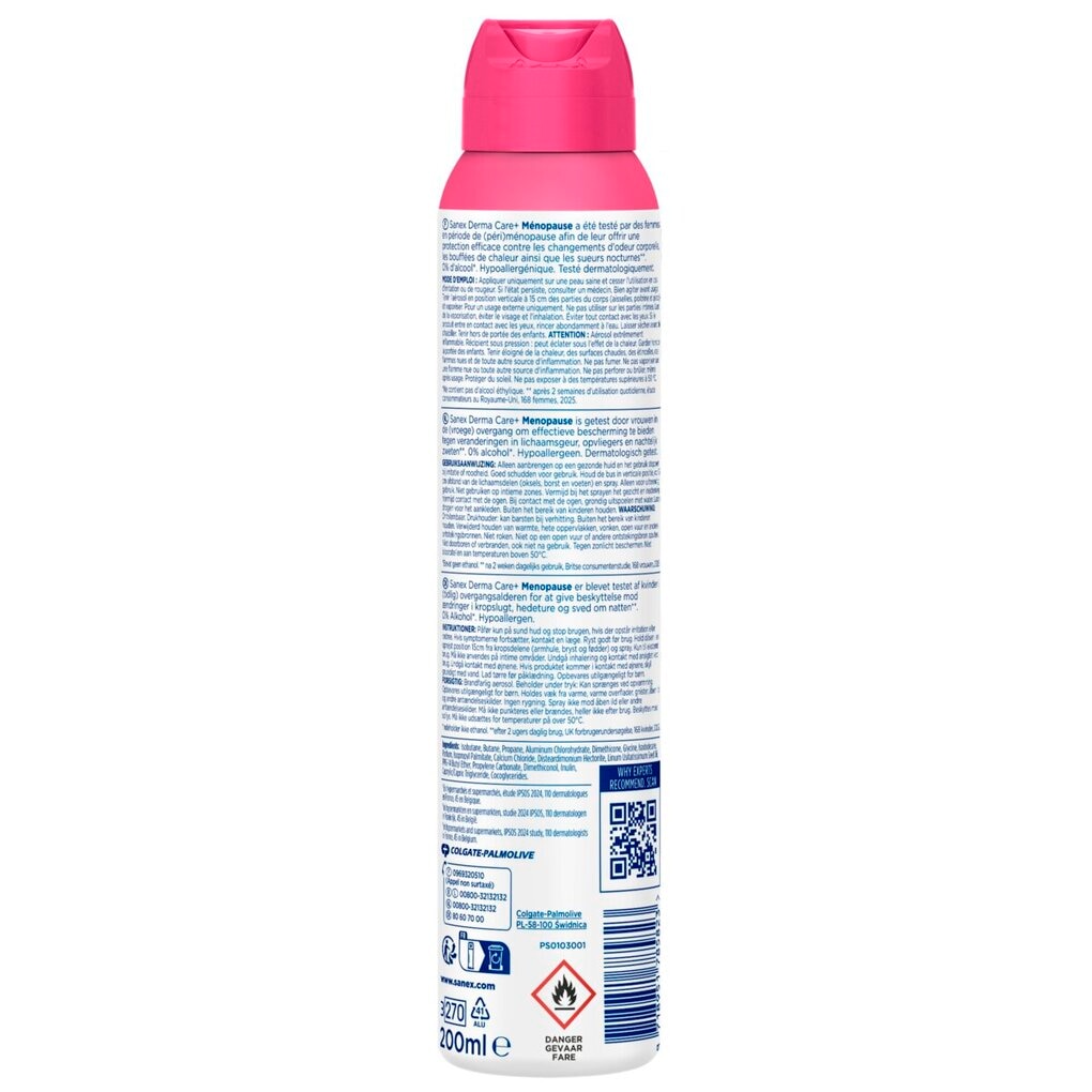 SANEX Deospray Derma Care + Menopause 200 ml