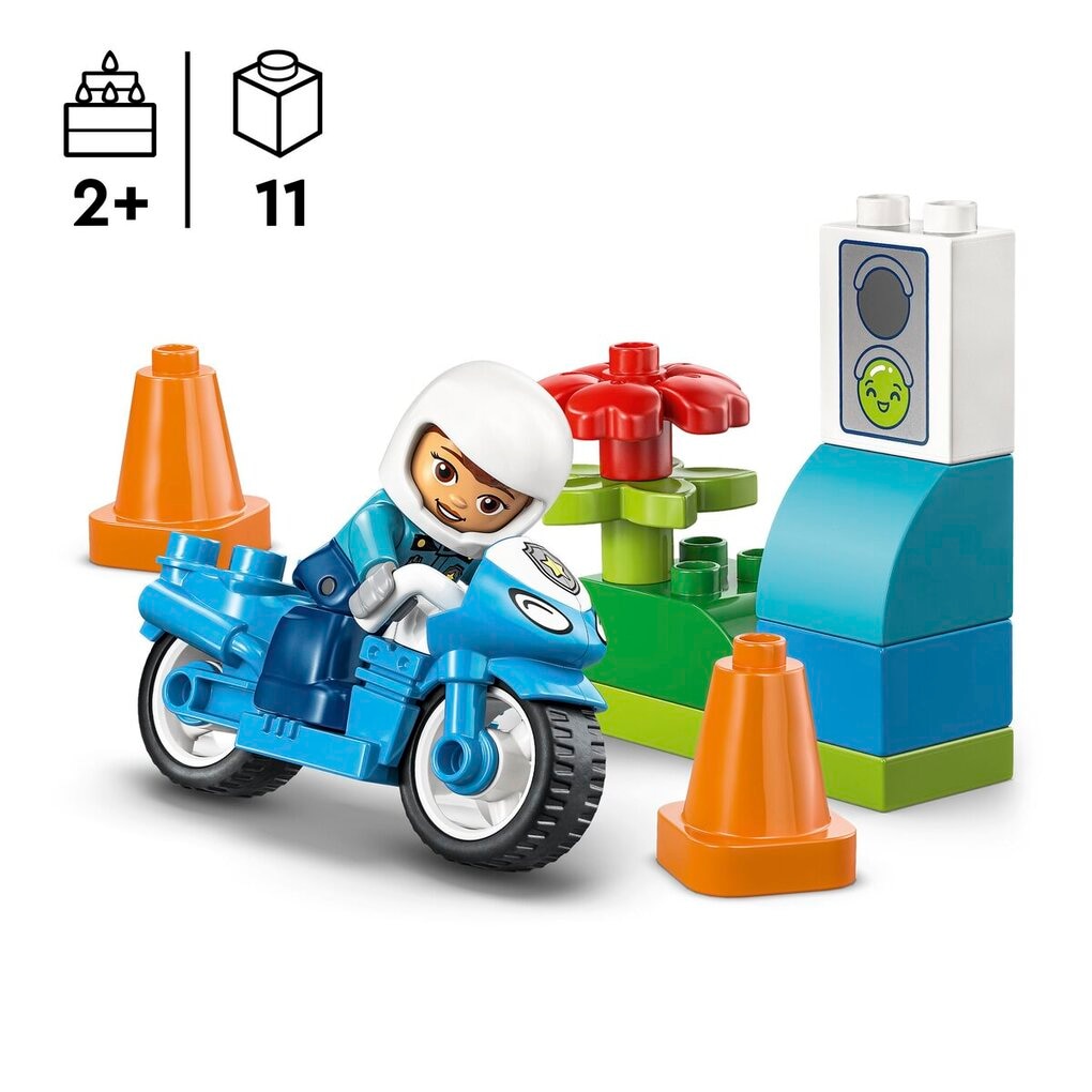 LEGO DUPLO La Moto de Police Bleue 10471