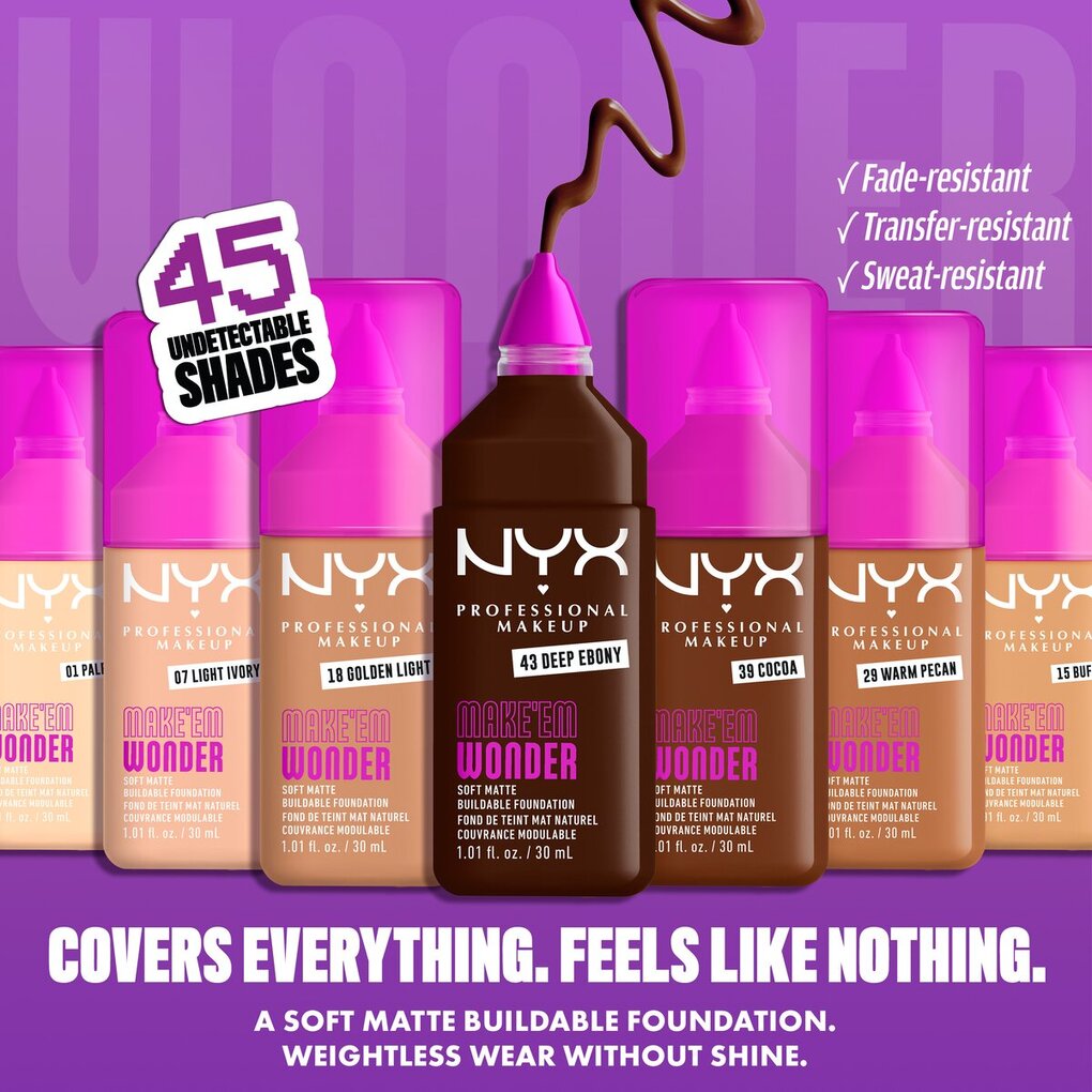 NYX Professional Makeup Make 'Em Wonder 39 Cocoa Foundation