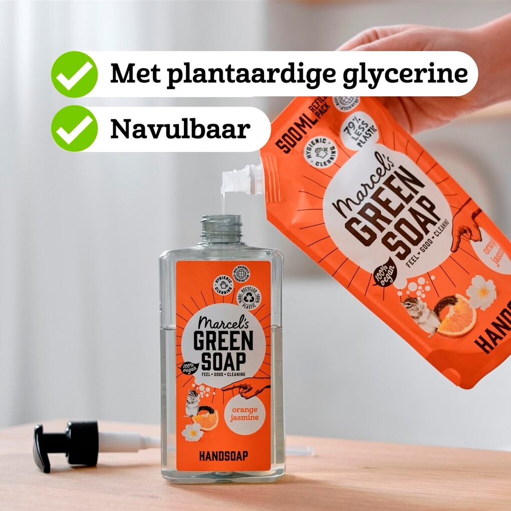 Marcel's Green Soap Orange & Jasmine Handzeep