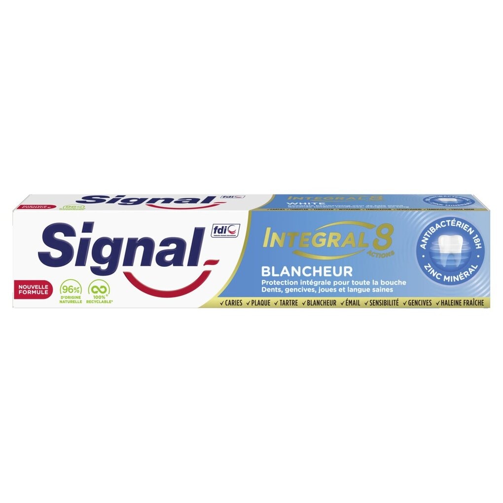 Signal Integral 8 White Tandpasta Signal Integral 8 White Tandpasta