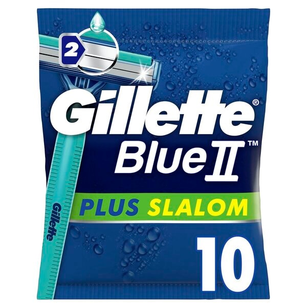 Gillette Lames de Rasoir Jetables Blue II Plus